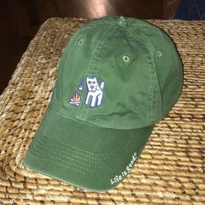 Life is good green cap